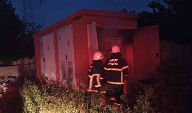 Payas'ta trafo yangını