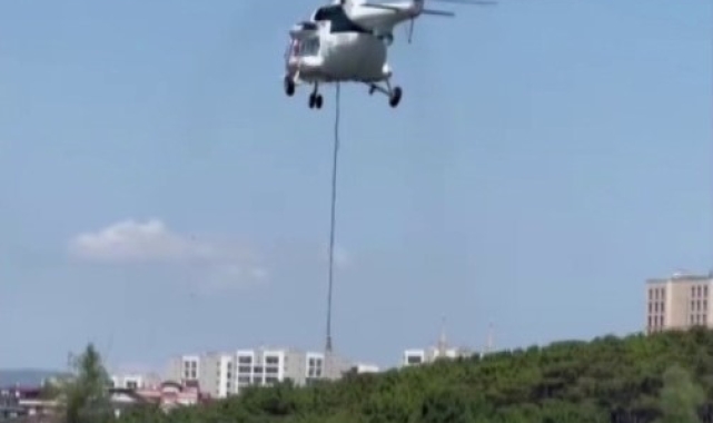 Pendik Aydos Ormanı'ndaki yangına müdahale sürüyor