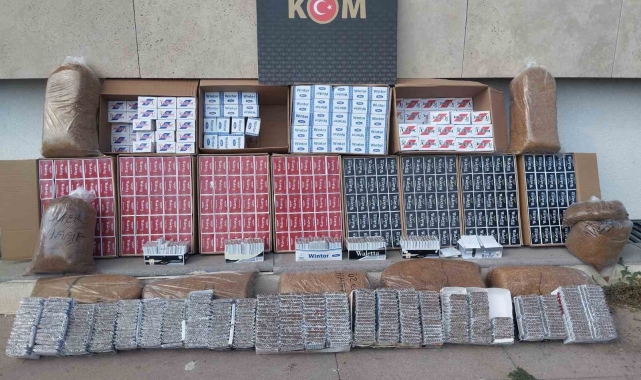 Polis 107 bin 400 adet boş makaron ele geçirdi