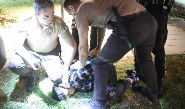 Polisin kaçak göçmen kovalamacası kamerada
