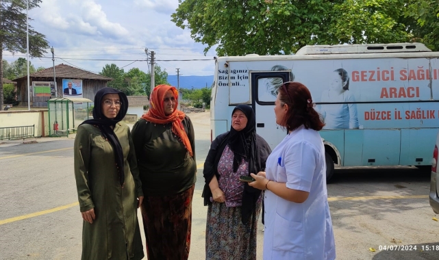 Sağlık hizmeti köylünün ayağına gidiyor