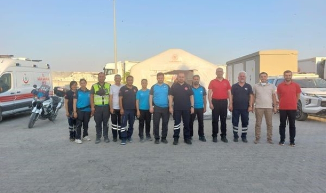 Sağlık Müdürü Şenkul Söke kağıt fabrikasındaki yangın bölgesinde