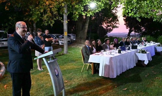 Salihli'de Kaymakam Sağlam'a veda yemeği