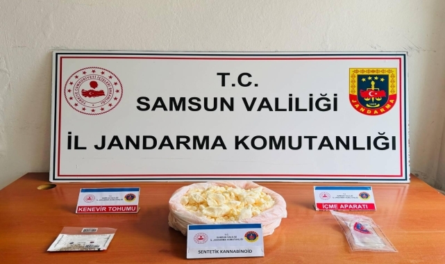 Samsun'da 4 kilogram uyuşturucu ele geçirildi, 1 zanlı yakalandı