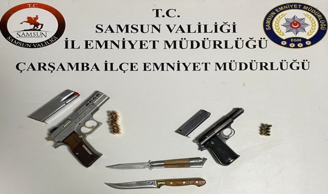 Samsun'da çıkan silahlı ve bıçaklı kavgayla ilgili 4 şüpheli yakalandı