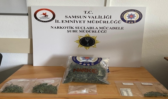 Samsun'da düzenlenen uyuşturucu operasyonunda 1 zanlı yakalandı