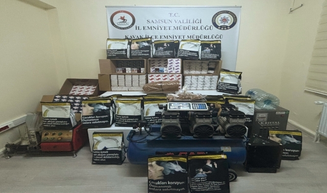 Samsun'da kaçakçılık operasyonunda baba ile oğlu yakalandı