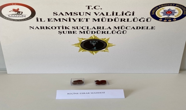 Samsun'da kargo kolisinden uyuşturucu çıktı, 1 zanlı yakalandı