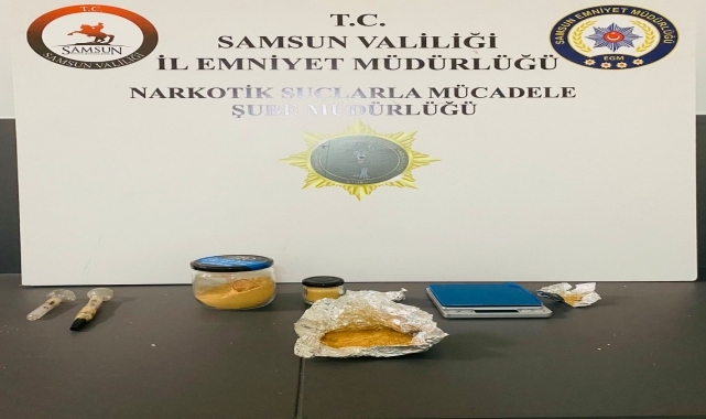 Samsun'da uyuşturucu operasyonunda 2 zanlı yakalandı
