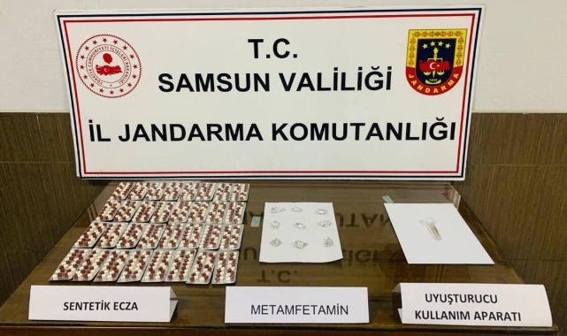 Samsun'daki uyuşturucu operasyonunda 2 kişi gözaltına alındı
