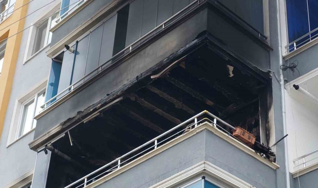 Samsun'da ev yangını