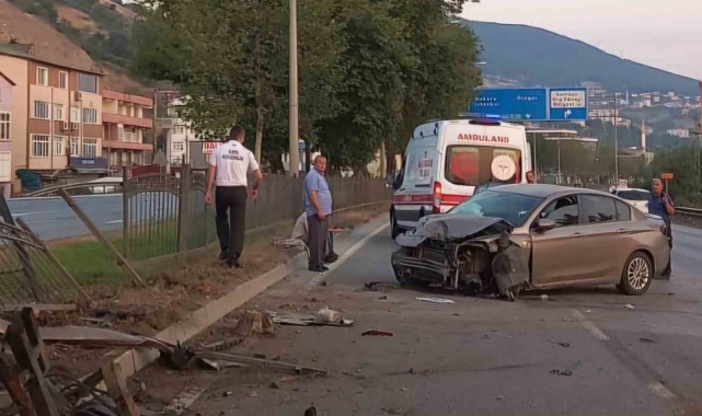 Samsun'da trafik kazası: 4 yaralı
