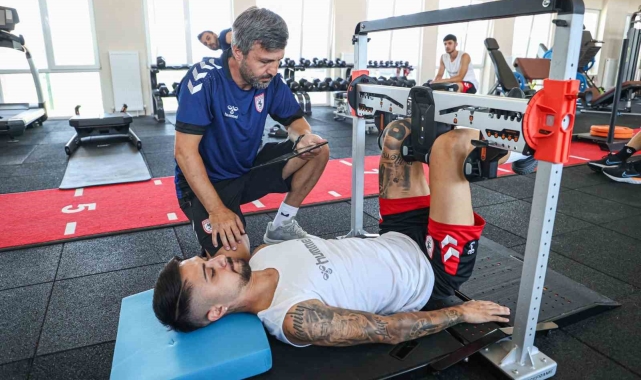 Samsunspor'da futbolcular teste tabi tutuldu