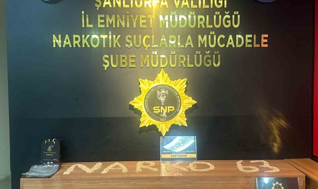 Şanlıurfa'da 6 bin adet uyuşturucu hap ele geçirildi