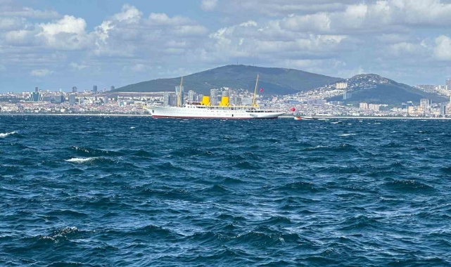 'Savarona' yenilenmiş haliyle denize kavuştu