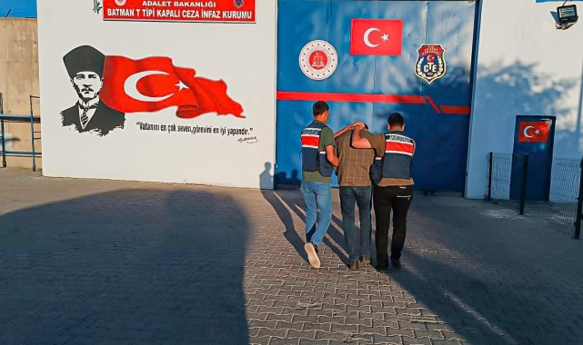 Siirt'e kesinleşmiş hapis cezası bulunan zanlı yakalandı