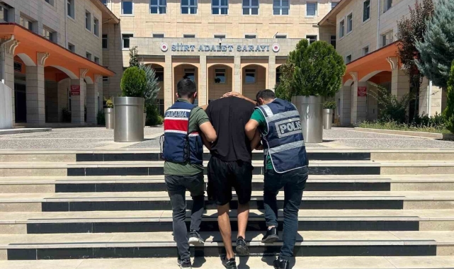 Siirt'te 15 yıl kesinleşmiş hapis cezası bulunan firari yakalandı