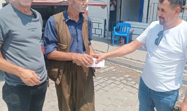 Silopi'de otobüste unutulan 60 bin lira sahibine teslim edildi
