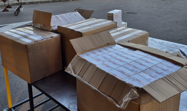 Sınır kapısında 114 bin adet ilaç yakalandı