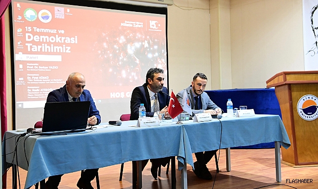SİNOP’TA ‘15 TEMMUZ VE DEMOKRASİ TARİHİMİZ’ KONULU PANEL DÜZENLENDİ!