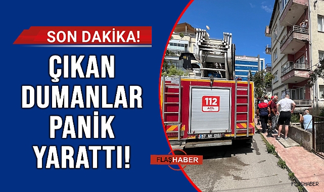 SİNOP'TA KORKUTAN YANGIN!