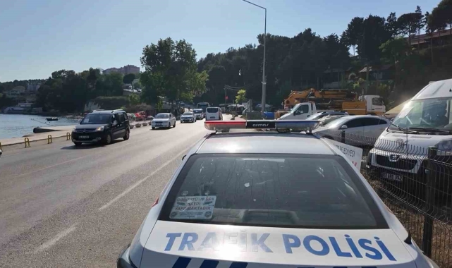 Sinop'ta ağır tonajlı araçlara denetim