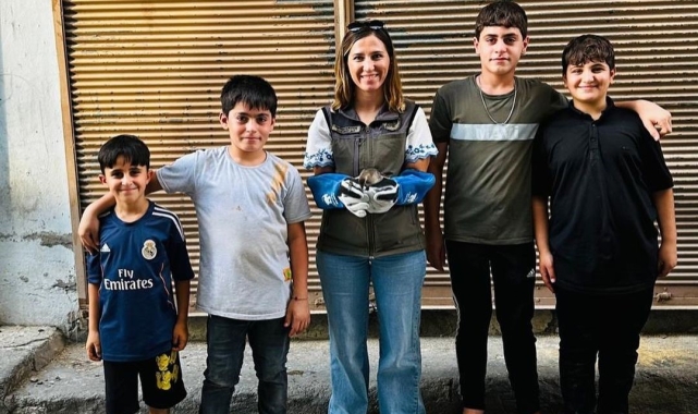 Şırnak'ta çocukların bulduğu "su tavuğu" tedavi altına alındı