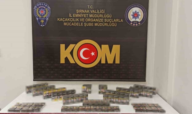 Şırnak'ta kaçakçılık ve asayiş operasyonlarında 34 kişiye işlem yapıldı