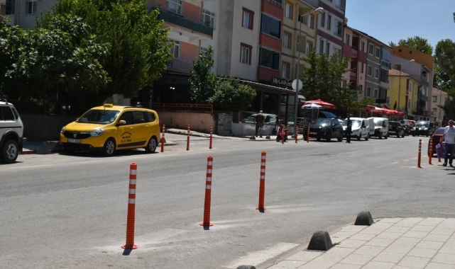 Söğüt'te o cadde üzerinde kasis uygulaması yapıldı