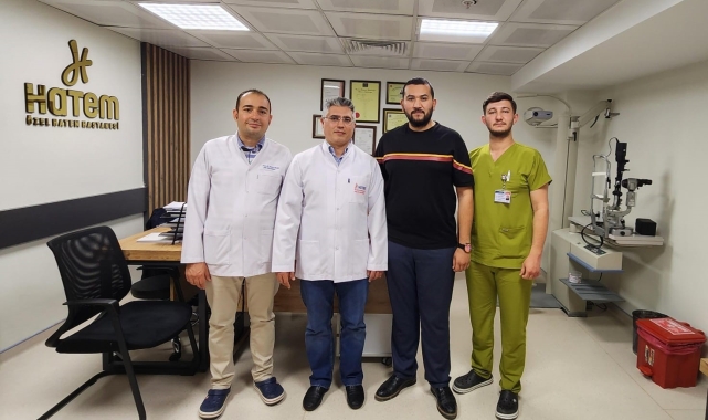 Sol gözünde görme kaybı oluşan hasta Hatem'de sağlığına kavuştu