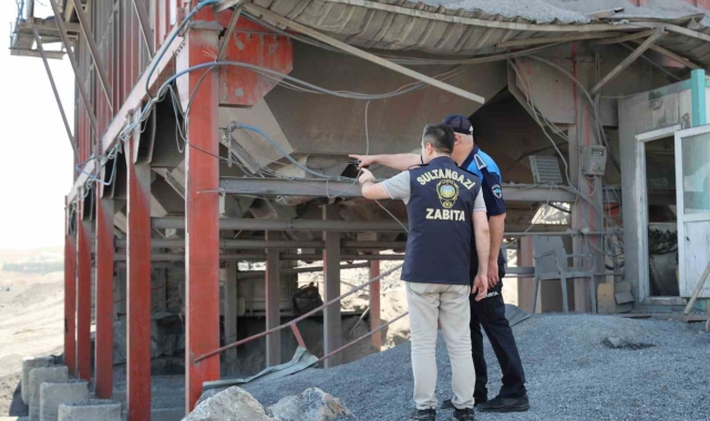 Sultangazi Belediyesi'nden taş ocaklarına sıkı denetim