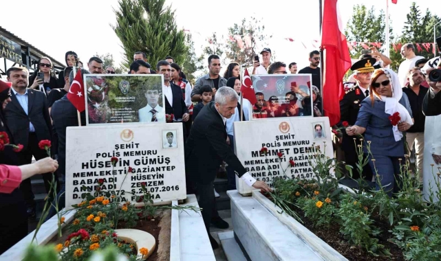Tahmazoğlu 15 Temmuz şehitlerini ve şehit ailelerini unutmadı