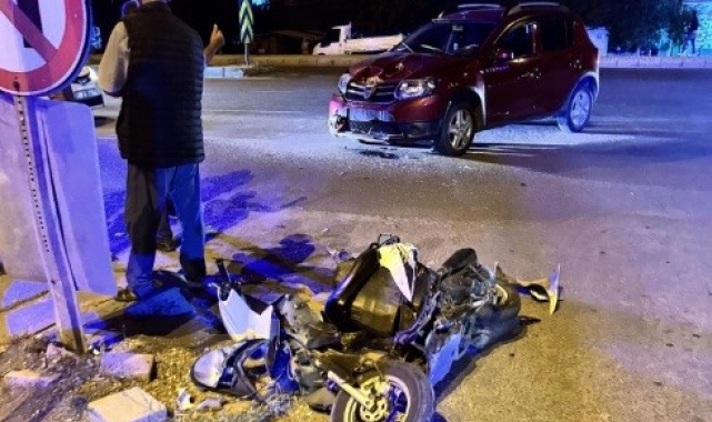 Tavşanlı'da trafik kazası 1 yaralı