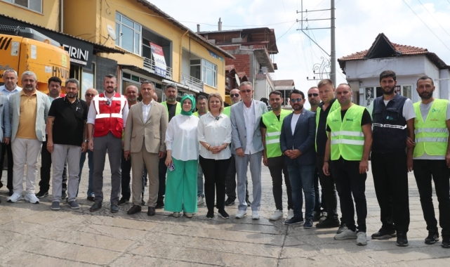 Tavşantepe'de konforlu ulaşım için çalışmalara başladı