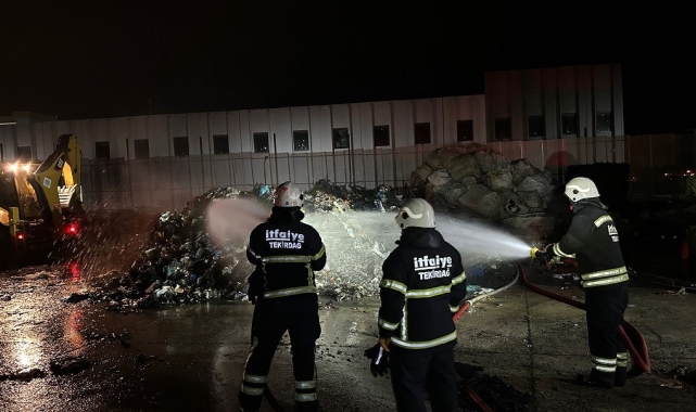 Tekirdağ İtfaiyesi son 3 ayda 3 bin 485 olaya müdahale etti