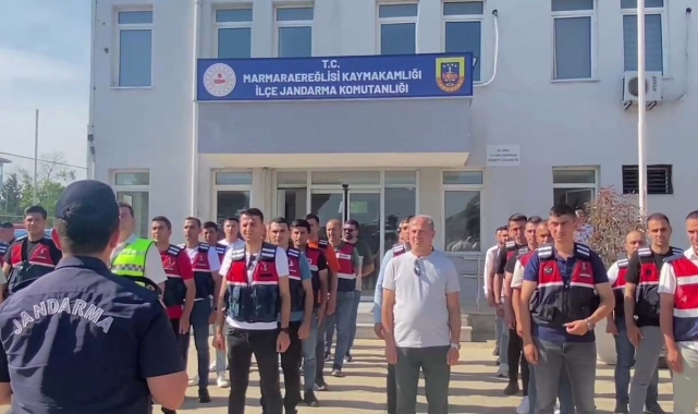 Tekirdağ'da aranan 17 kişi tutuklandı