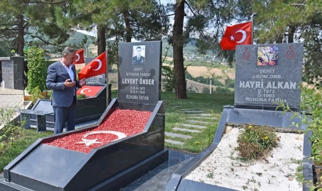 Tekkeköy'den şehitlere vefa