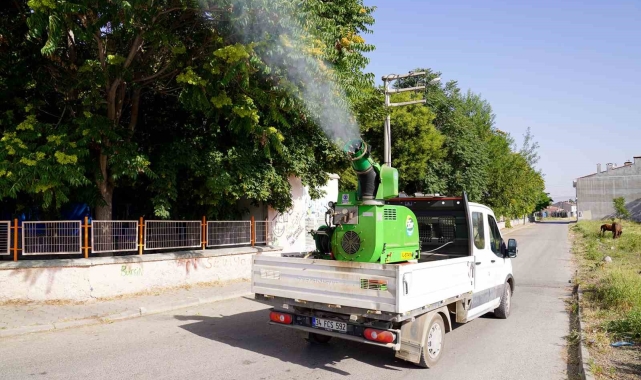 Tepebaşı ilçe merkezinde ve kırsalda haşere ile mücadele