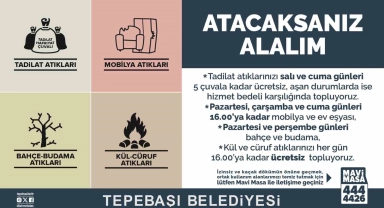 Tepebaşı'nda atık toplama hizmeti sürüyor