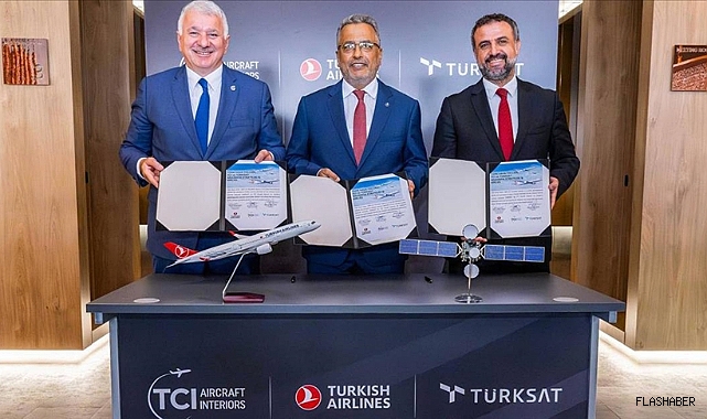 THY UÇAKLARDA ÜCRETSİZ İNTERNET HİZMETİ İÇİN TÜRKSAT'LA ANLAŞMA İMZALADI!
