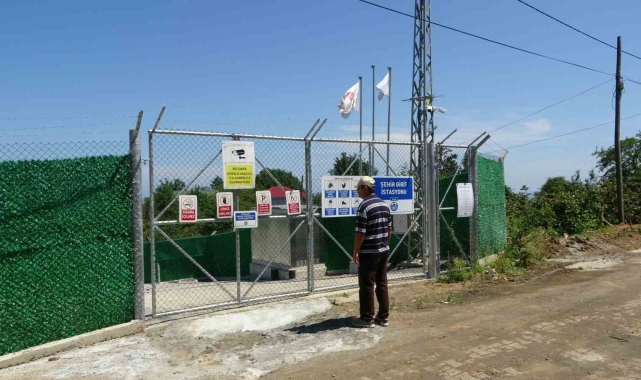 Trabzon'da mahalleliden Aksa'ya doğal gaz tepkisi