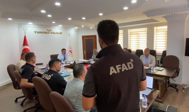 Tunceli'de 'Depreme Hazırlık ve Risk Azaltma Toplantısı'