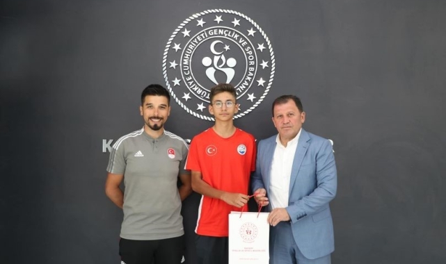 Türkiye ikincisinden Kabakcı'ya ziyaret