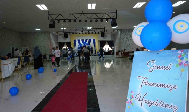 Türkiye'nin en az nüfuslu ili Bayburt'ta ilk kez toplu sünnet töreni yapıldı