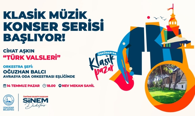 Üsküdar'da klasik müzik konser serisi başlıyor