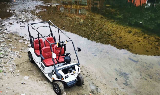 Uzungöl'de ticari amaçla kiralanan ATV ve golf araçları toplatıldı