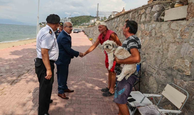 Vali Demirtaş sahil denetimlerini sürdürüyor
