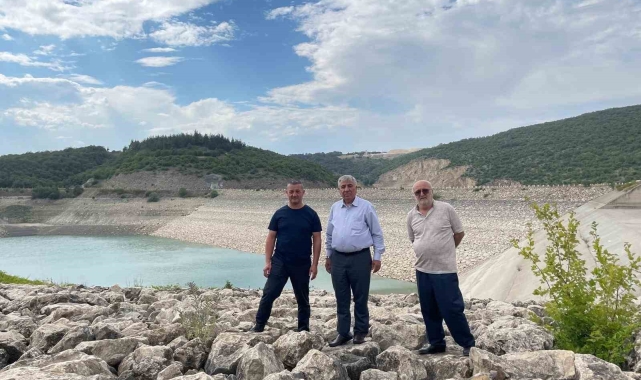 Vezirköprü Sulama Barajı'nda 'kuraklık' alarmı