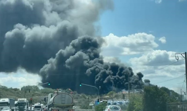 Yangına müdahale çalışmaları sürüyor: Birçok ilçeden itfaiye sevk edildi