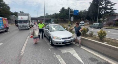Yaya geçidi olmayan yerde kaza: 1 ağır yaralı